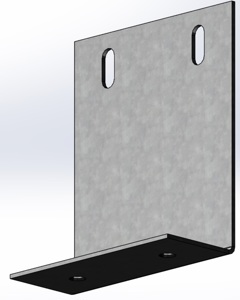 Purlin Support Eaves 'L' 165x60x2,7mm WZ